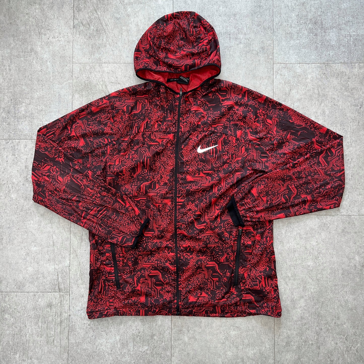 Rare Red Digital Camo Running Jacket