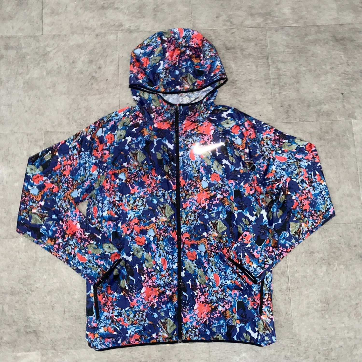Floral running jacket discount