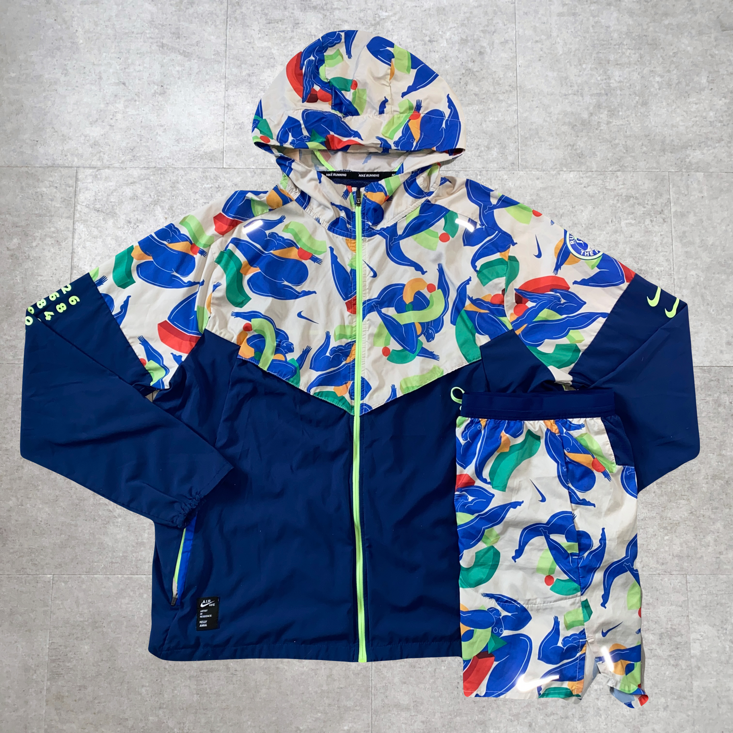 Rare Blue Festival Running Jacket