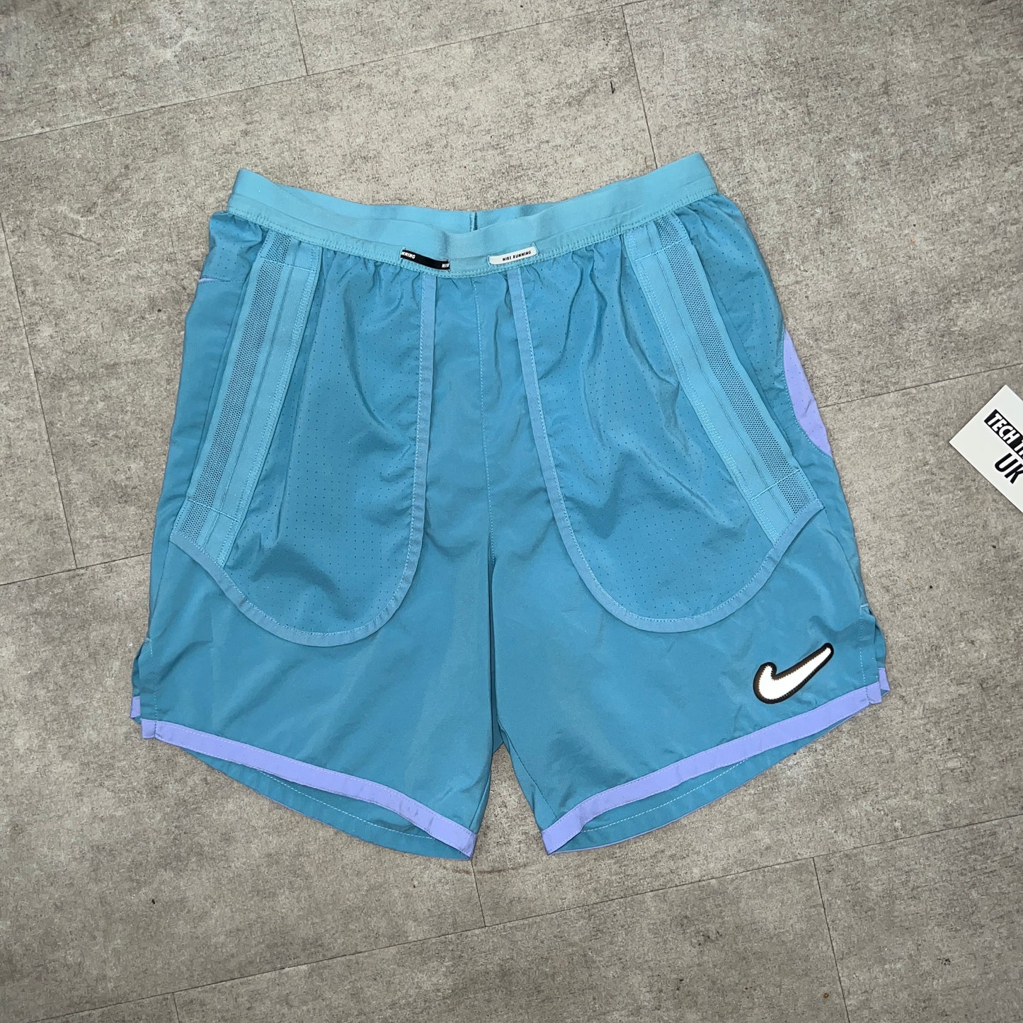 Rare Aqua & Violet Running Shorts