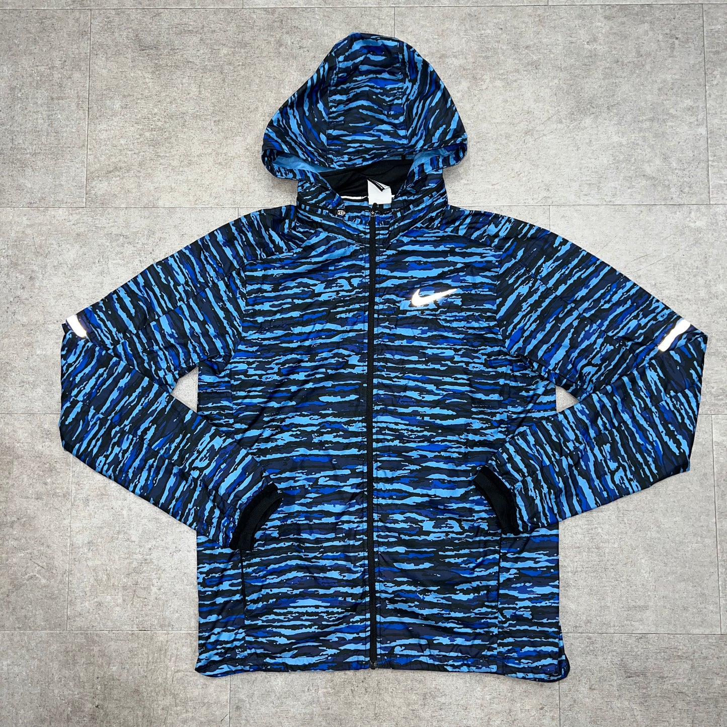 Rare Blue Camo Running Jacket