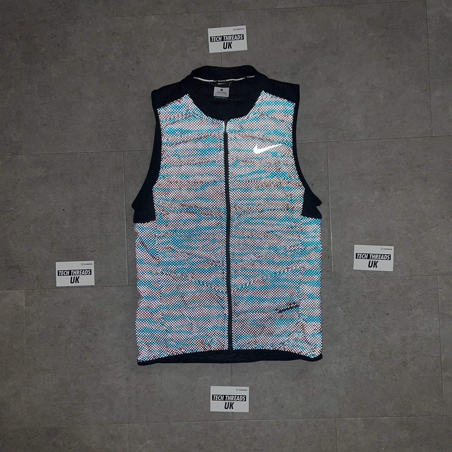Multi-Colour Camo Flash Gilet
