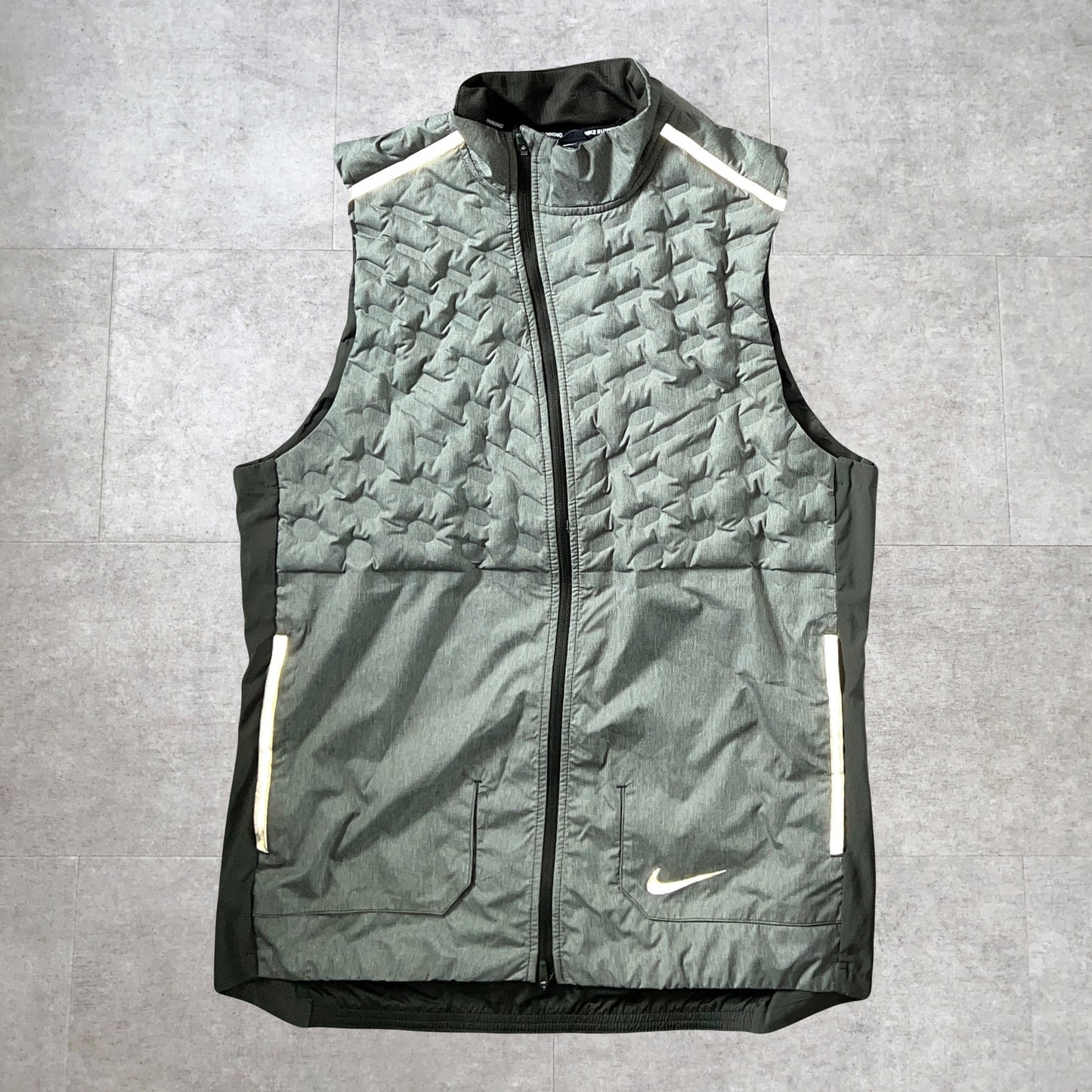 Rare Olive Grey Running Gilet