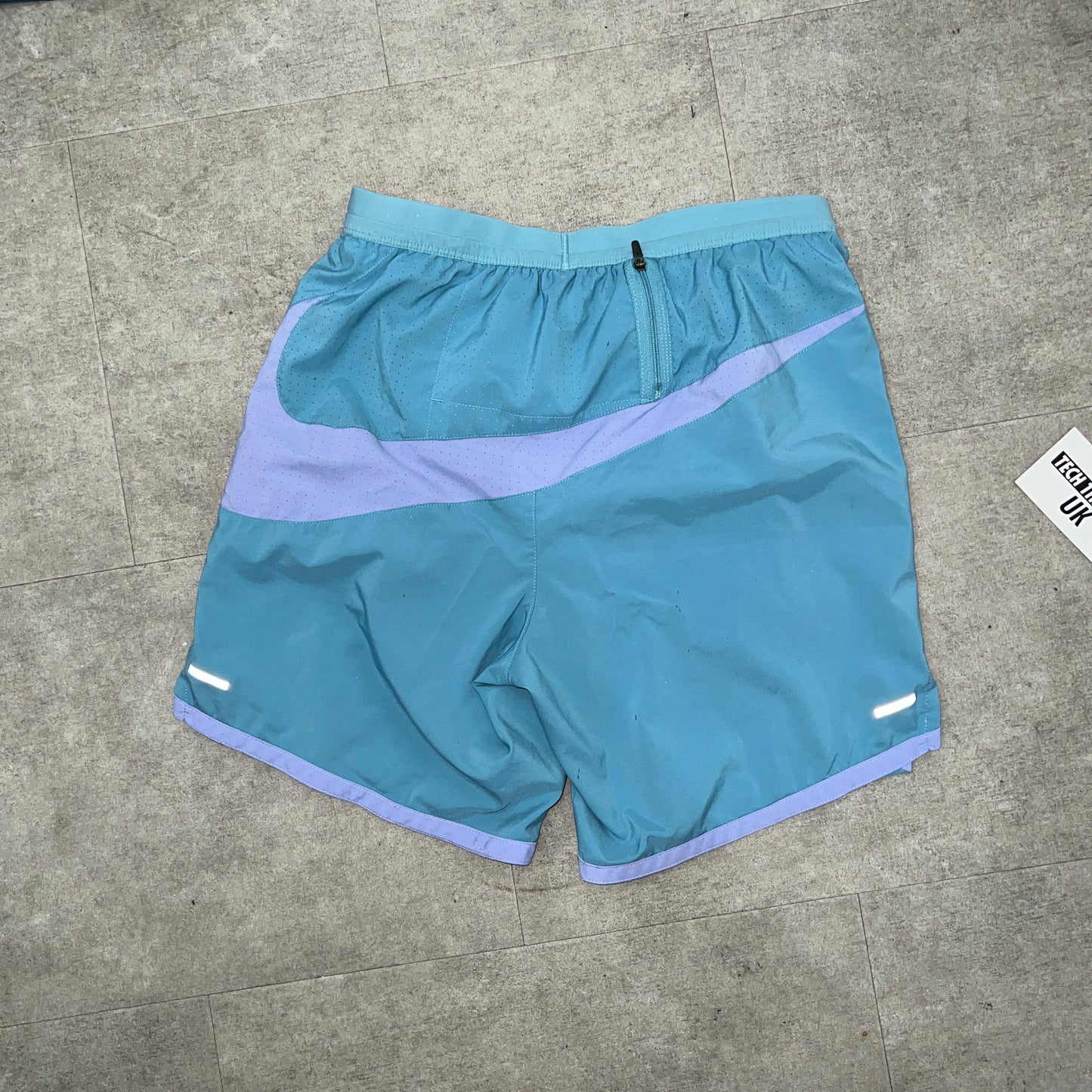 Rare Aqua & Violet Running Shorts