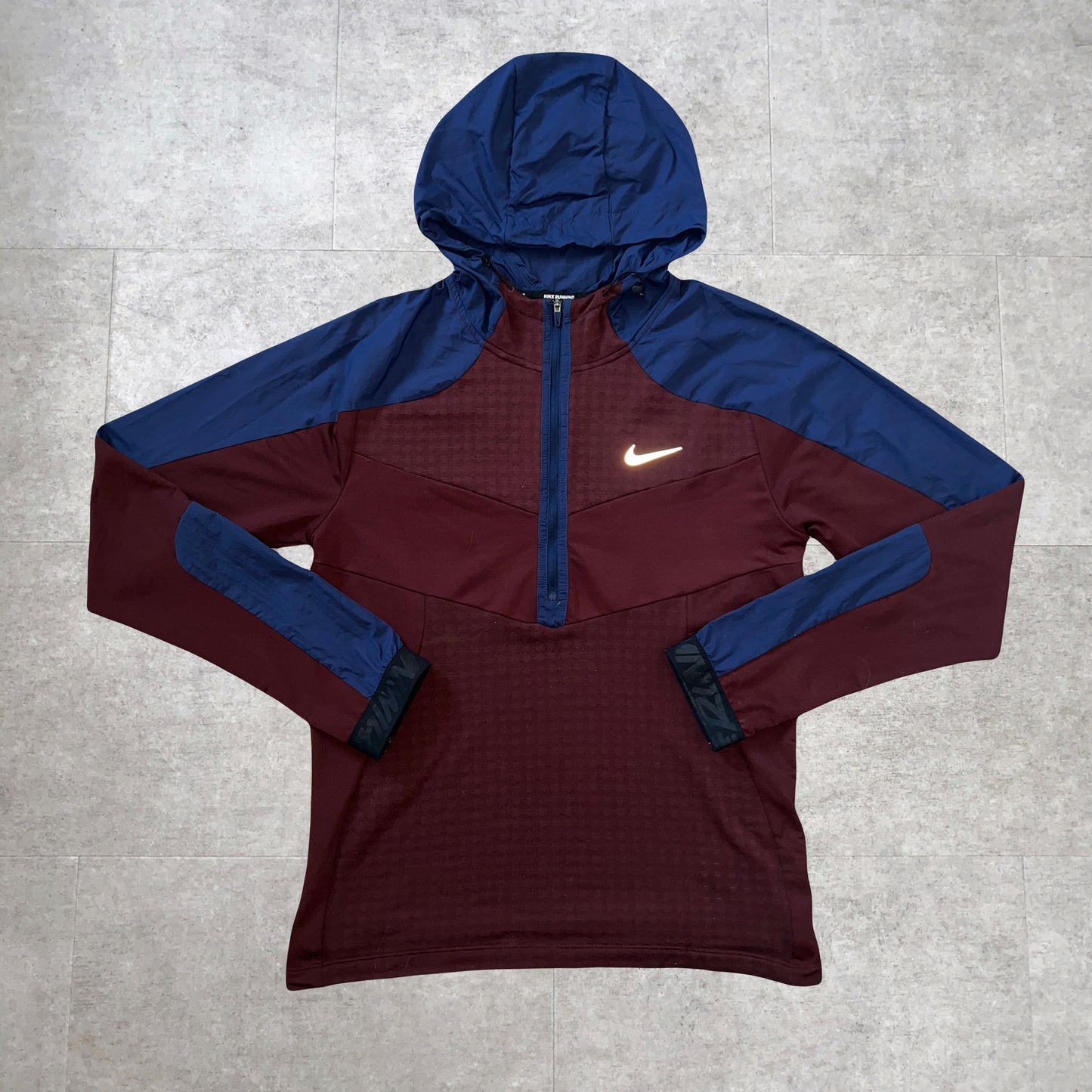 Rare Hooded Half Zip Running Jacket