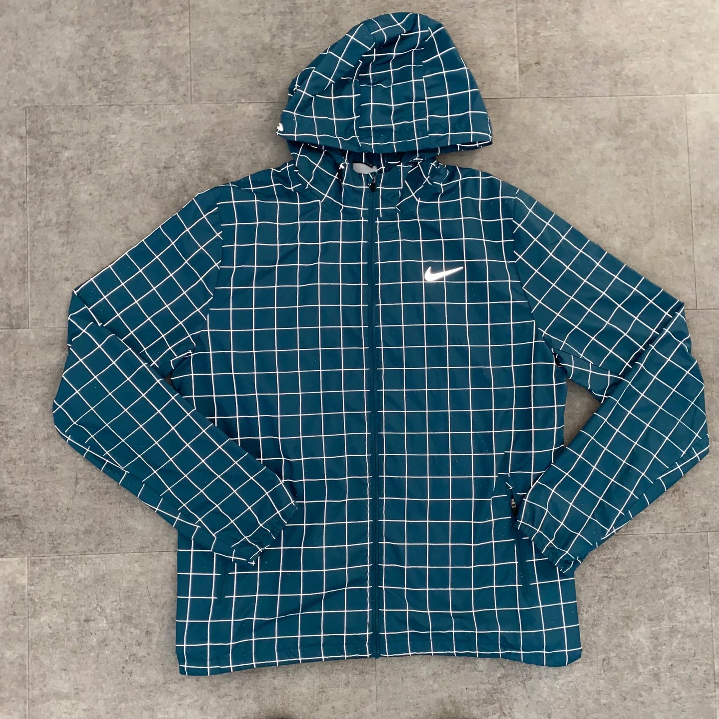 Rare Dave Aqua Flash Grid Jacket