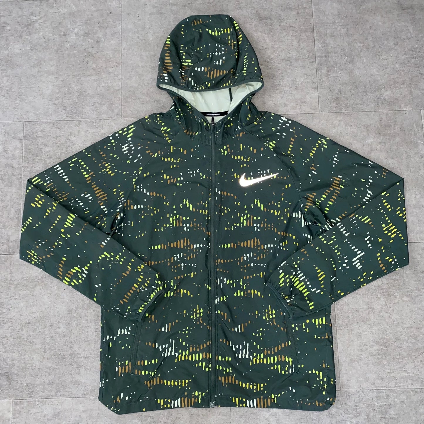 Rare Green Digital Running Jacket