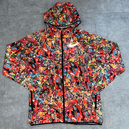 Nike floral running jacket hot sale