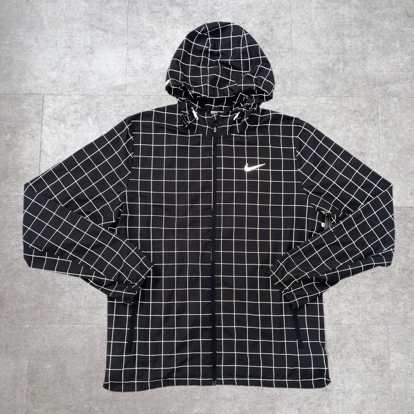 Rare Dave Flash Grid Running Jacket