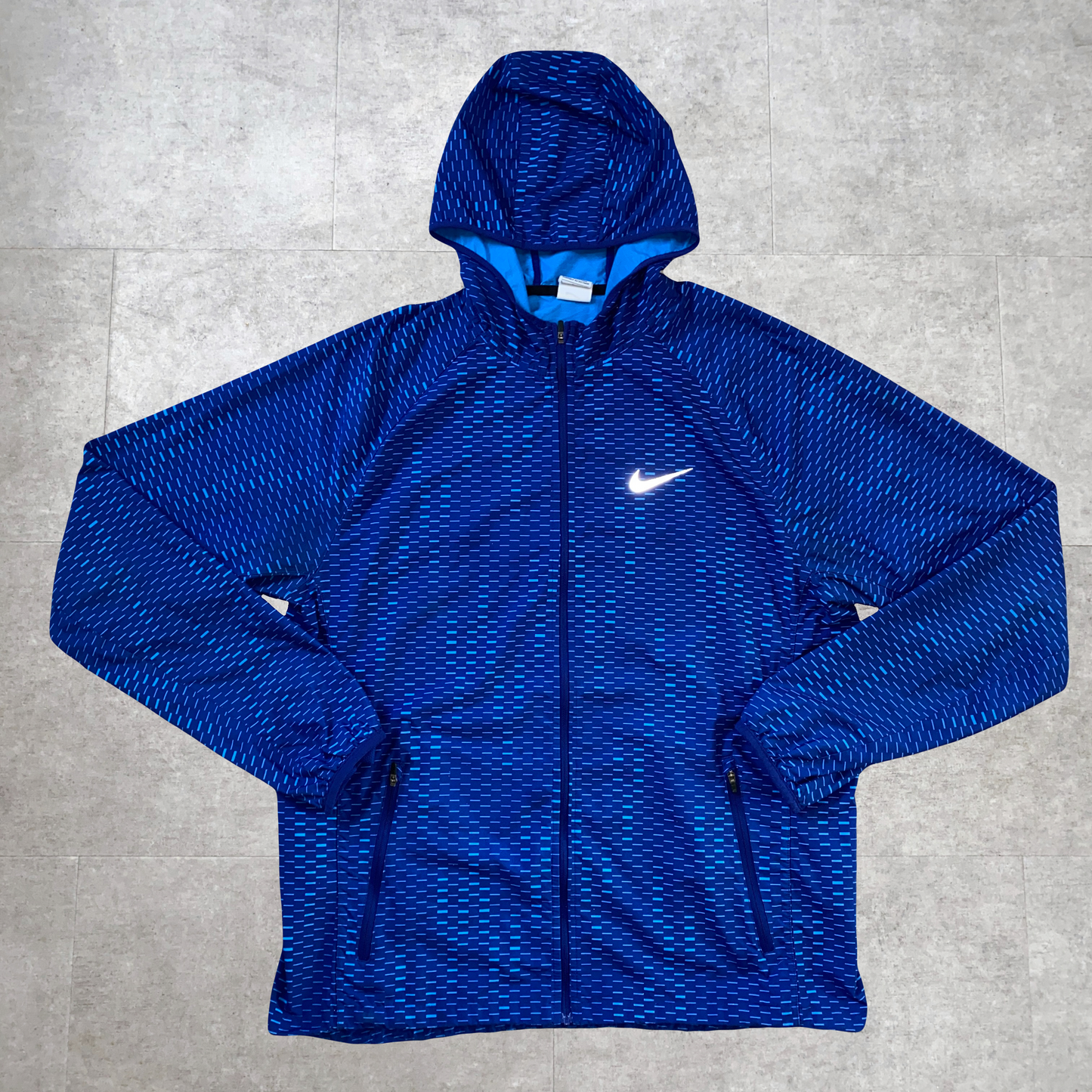 Rare Blue Digital Camo Running Jacket