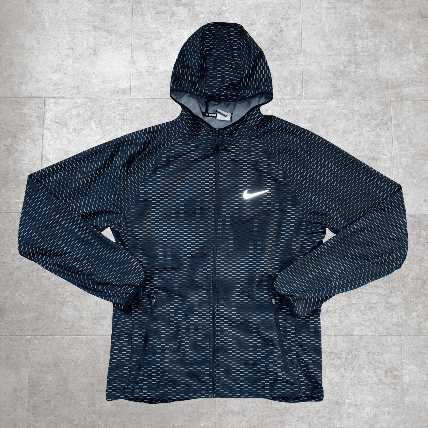 Rare Black Digital Camo Running Jacket