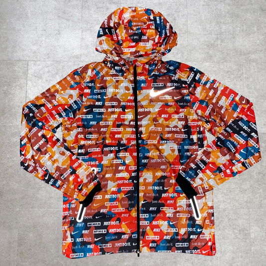 Flash Orange Camo Running Jacket