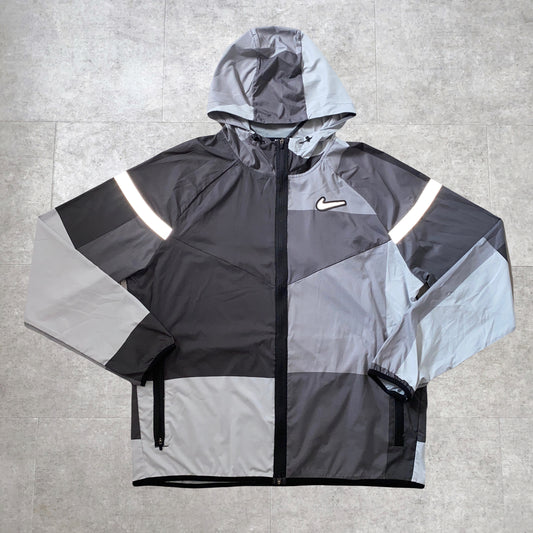 Rare Black/Grey Block Running Jacket