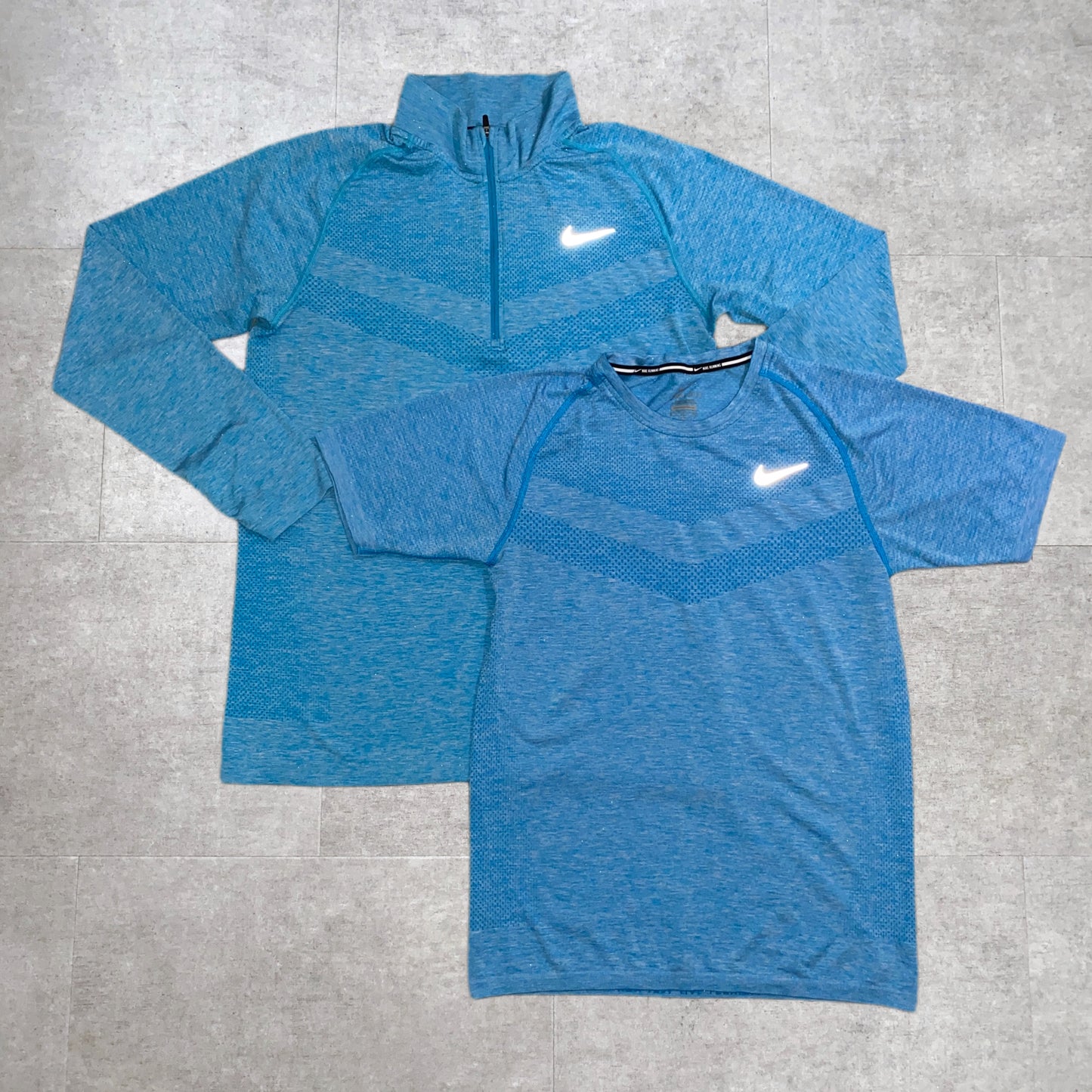 Rare Sky Blue Running T-Shirt/Half Zip