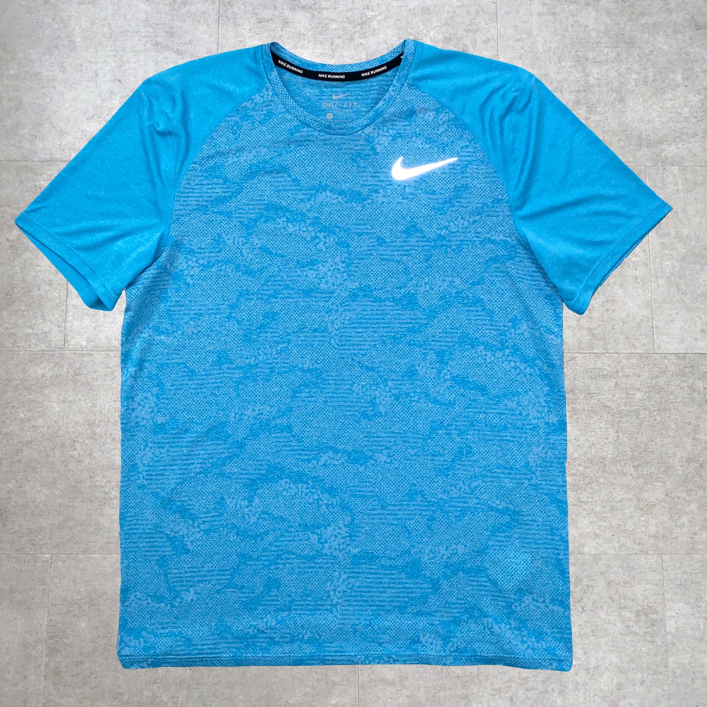 Rare Marine Blue Camo Running T-Shirt