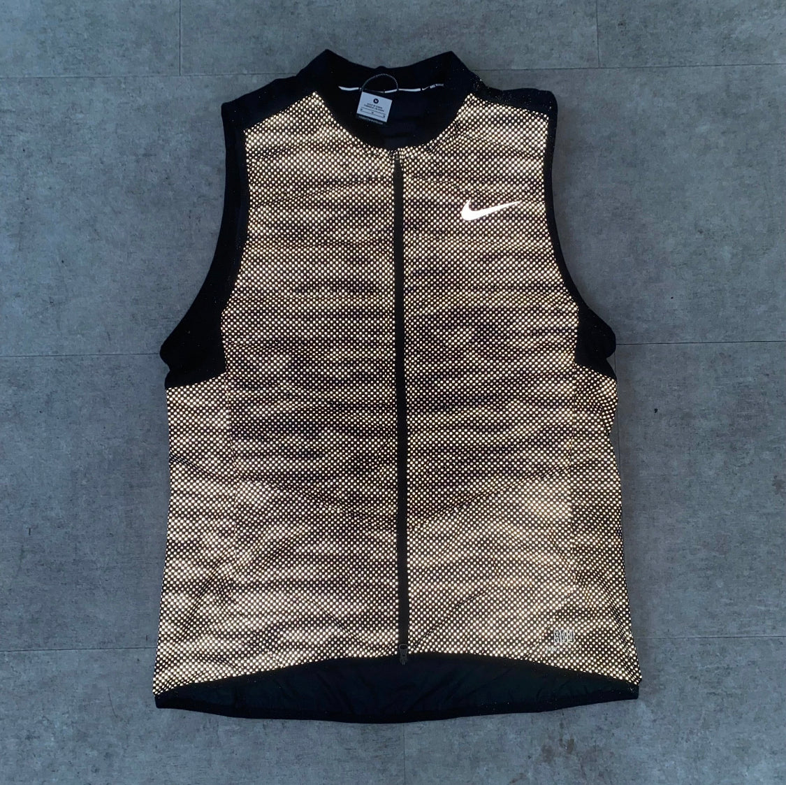 Black/Grey Camo Flash Gilet