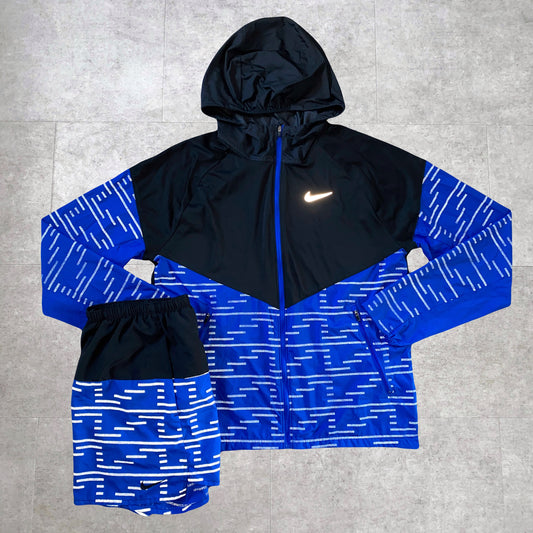 Rare Aqua Flash Running Jacket & Shorts