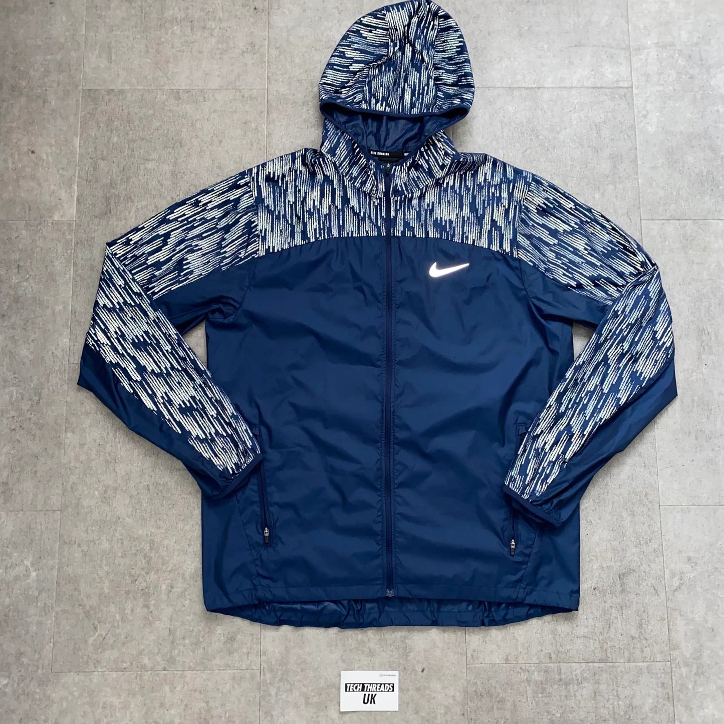 Navy Flash Running Jacket