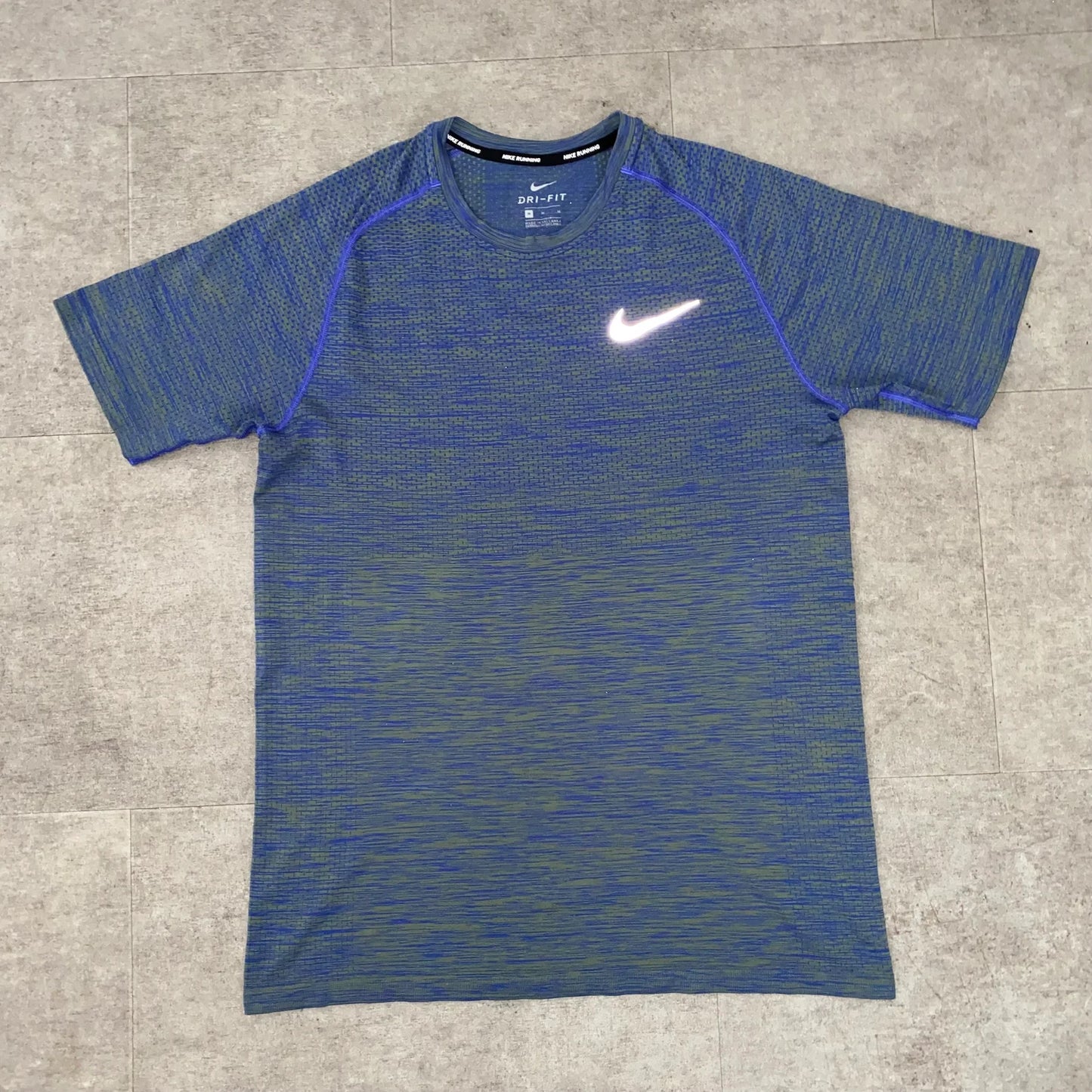 Rare Blue/Green Camo Running T-Shirt